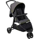 Carrinho de Bebe 3 Rodas Berço Passeio Burigotto CR3 Gray Neon