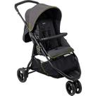 Carrinho de Bebe 3 Rodas Berço Passeio Burigotto CR3 Gray Neon