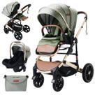Carrinho De Bebê 3m 1 com Bebê Conforto Importado Europeu Premium Carrinho De Bebê 3m 1 com Bebê Conforto Importado Europeu Premium