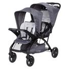 Carrinho de bebê Baby Trend Sit N' Stand Double 2.0 Dash Grey Carrinho de bebê Baby Trend Sit N' Stand Double 2.0 Dash Grey