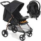 Carrinho de Bebe Bebe Cocoon Preto Galzerano San Remo Preto Cobre Carrinho de Bebe Bebe Cocoon Preto Galzerano San Remo Preto Cobre
