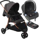 Carrinho de Bebe Bebe Conforto Base Burigotto CR3 22 Gray Cobre Carrinho de Bebe Bebe Conforto Base Burigotto CR3 22 Gray Cobre