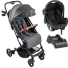 Carrinho de Bebe Bebe Conforto Base Galzerano Kira Grafite
