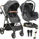 Carrinho de Bebe Bebe Conforto Base ISOFIX Kiddo Cosmos Preto