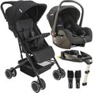 Carrinho de Bebe Bebe Conforto Base ISOFIX Kiddo Mascote Preto Carrinho de Bebe Bebe Conforto Base ISOFIX Kiddo Mascote Preto