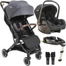 Carrinho de Bebe Bebe Conforto Base ISOFIX Kiddo Sprint Grafite