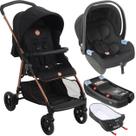 Carrinho de Bebe Bebe Conforto Base Moises Burigotto Lui Cobre