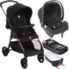 Carrinho de Bebe Bebe Conforto Base Moises Burigotto Lui Cobre