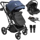 Carrinho de Bebe Bebe Conforto Colinho Base ISOFIX Kiddo Vox II Marinho122 Carrinho de Bebe Bebe Conforto Colinho Base ISOFIX Kiddo Vox II Marinho122