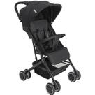 Carrinho de Bebe Berço Passeio Compacto Kiddo Mascote Preto