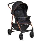 Carrinho de Bebê Burigotto Ecco Preto Cobre Capota Removível