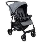 Carrinho de Bebe Burigotto Reversivel Rio K 22 Mesclado Preto