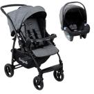 Carrinho de Bebê Burigotto Travel System Rio K 22 Mesclado Preto Carrinho de Bebê Burigotto Travel System Rio K 22 Mesclado Preto