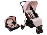 Carrinho de Bebê com Bebê Conforto Cosco Kids Toffy Duo 3 Rodas 0 a 15kg