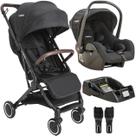 Carrinho de Bebe com Bebe Conforto e Base Kiddo Sprint II Preto
