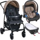 Carrinho de Bebe com Bebe Conforto Moises Burigotto Ecco CZ Bege