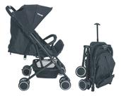 Carrinho De Bebê Compacto Whoop Mascote 0 A 15kg Preto