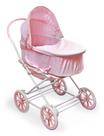 Carrinho de bebê e carrinho de bebê Toy Doll Badger Basket rosa 22 polegadas
