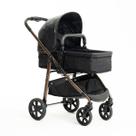 Carrinho de Bebê Galzerano Extreme Passeio Moisés Preto Até 22kg
