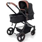 Carrinho de Bebe Galzerano Ivy Berço Passeio Moises Black