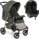 Carrinho de Bebe Galzerano San Remo com Bebe Conforto Oliva