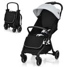 Carrinho de Bebê HONEY JOY Leve e Compacto - Cinza