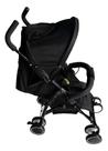 Carrinho de Bebê Infantil Alfa de 0 a 15kg Preto Passear Modelo Guarda Chuva