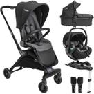 Carrinho de Bebe Kiddo Savvy Moises Bebe Conforto Base ISOFIX Carrinho de Bebe Kiddo Savvy Moises Bebe Conforto Base ISOFIX