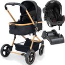 Carrinho de Bebe Moises Bebe Conforto Base Galzerano Ivy Gold