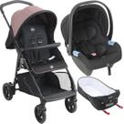Carrinho de Bebe Moises com Bebe Conforto Burigotto Lui Rose