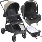 Carrinho de Bebe Moises com Bebe Conforto Burigotto Lui Sand