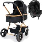 Carrinho de Bebe Moises com Bebe Conforto Galzerano Ivy Gold
