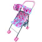 Carrinho De Bebê Para Bonecas Passeio Infantil Rosa Brinquedo Para Meninas - Dm Toys