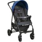 Carrinho de Bebe para Passeio Burigotto Ecco Cinza Azul