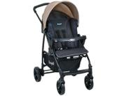 Carrinho de Bebê para Passeio Burigotto Ecco de 0 até 15 Kg Cinza com Bege