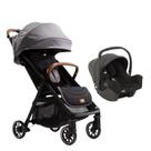 Carrinho de Bebê Parcel Preto Carbon e Bebê Conforto I-Snug - Joie