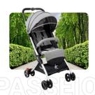Carrinho de Bebê Passeio Burigotto Compacto Leve It Metal Prata até 15kgs