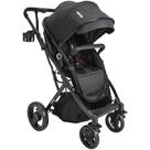 Carrinho de Bebê Passeio e Moises Whoop Kiddo Vox II Preto