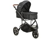 Carrinho de Bebe Passeio Esportivo Moises Kiddo Trek Preto