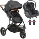 Carrinho de Bebe Passeio Moises Bebe Conforto Kiddo Trek Preto