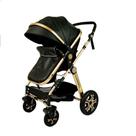 Carrinho de Bebê Preto Club Baby com Alça e Selo Inmetro Conforto e Estilo Carrinho de Bebê Preto Club Baby com Alça e Selo Inmetro Conforto e Estilo