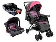 Carrinho de Bebê Reverse Rosa Travel System Trio Cosco Kids