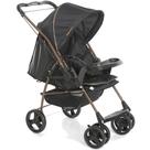 Carrinho de Bebe Reversivel Galzerano Milano Preto Cobre