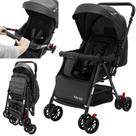 Carrinho de Bebê Reversível Passeio Runner até 15kg com Capota Retratil Cinto 5 Pontos e INMETRO