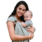 Carrinho de Bebê Ring Sling Nalakai Luxury - Confeccionado em Mistura de Linho Macio