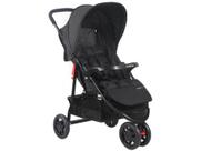 Carrinho de Bebê Toffy Preto Absoluto Cosco Kids 3 rodas