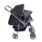 Carrinho de bebê Topázio Travel System reclinável e dobravel com 5 posições, até 15kg Bandeja removível com porta objeto acompanho bebê conforto.