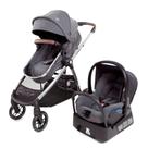 Carrinho de Bebê Travel System Anna Luxe TRIO Twillic Grey Maxi Cosi