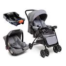 Carrinho de Bebê Travel System Trio Reverse Cinza Cosco Kids