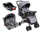 Carrinho de Bebê Travel System Trio Reverse Cinza Cosco Kids